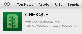 newsvine onesque
